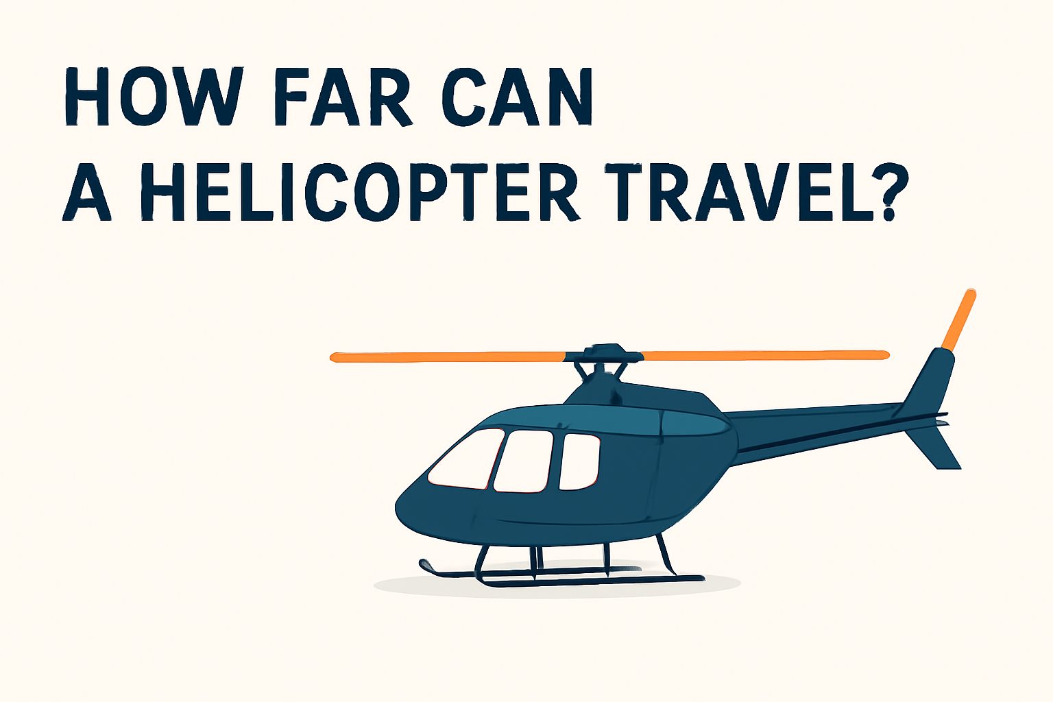Can a Helicopter Travel