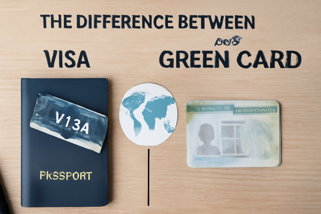 Visa vs Green Card Key Differences Explained