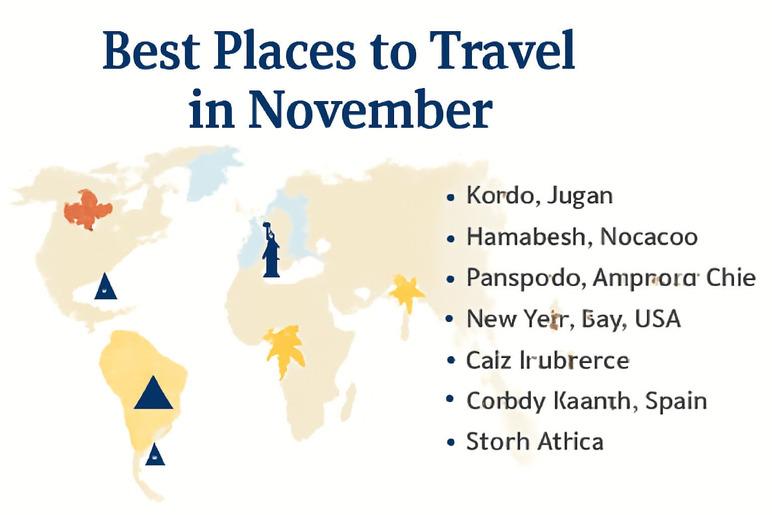 best places to travel in November