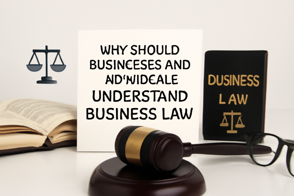 why should businesses and individuals understand business law